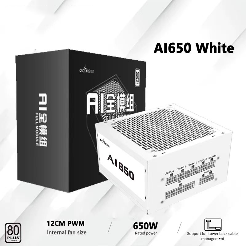 550W 650W 750W 850W White 80Pl - đánh giá và giá Power Supply 750W