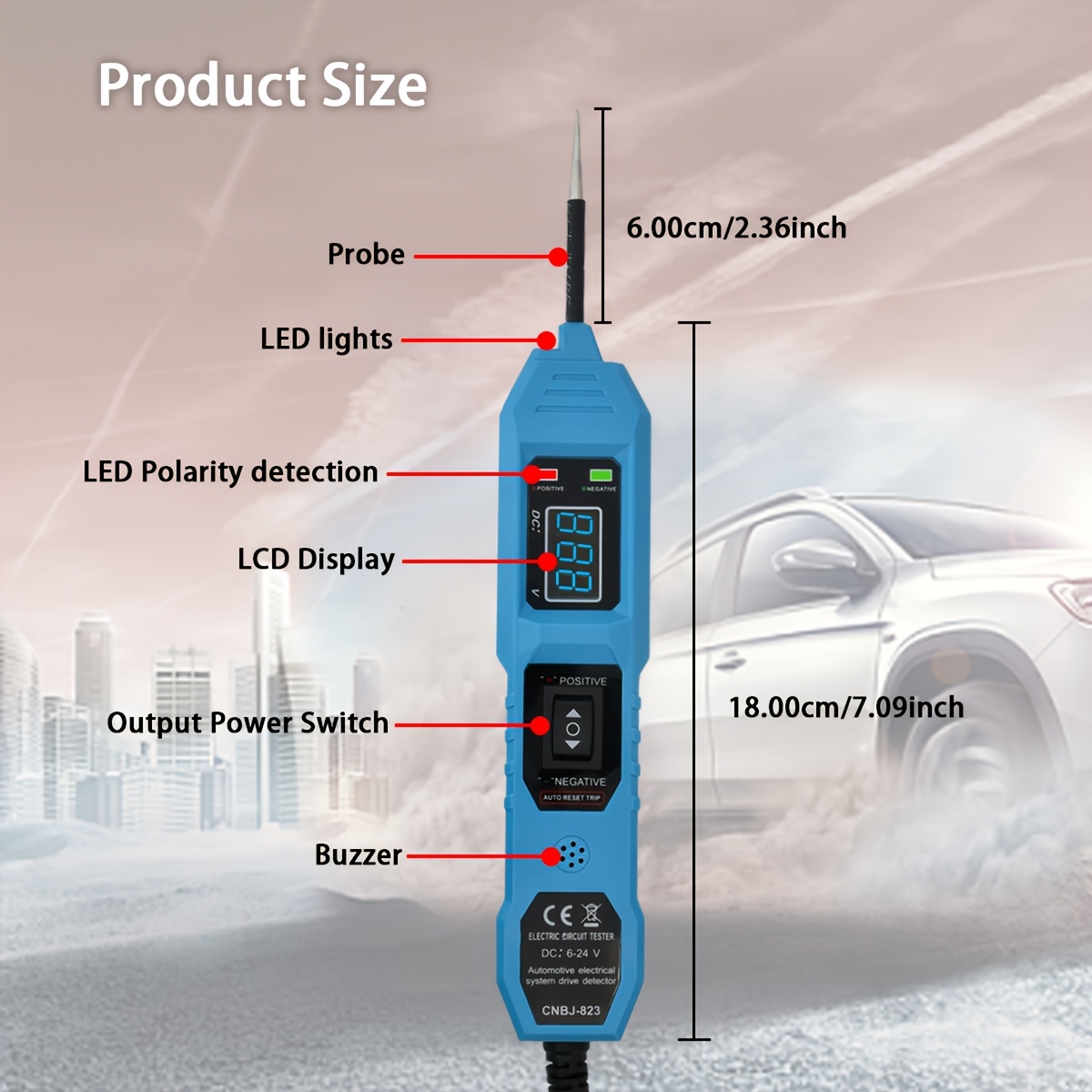 Power Circuit Probe Tester 6V- - đánh giá và giá Power Supply Tester