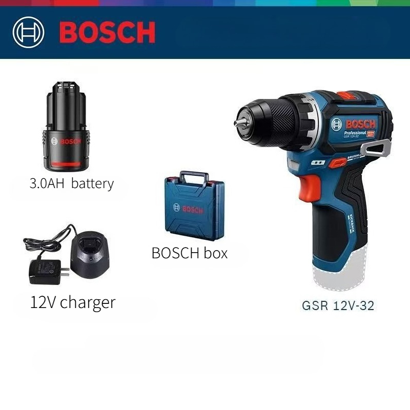 Bosch 12V GSR12V-32 Rechargeab - đánh giá và giá Power Supply 12V