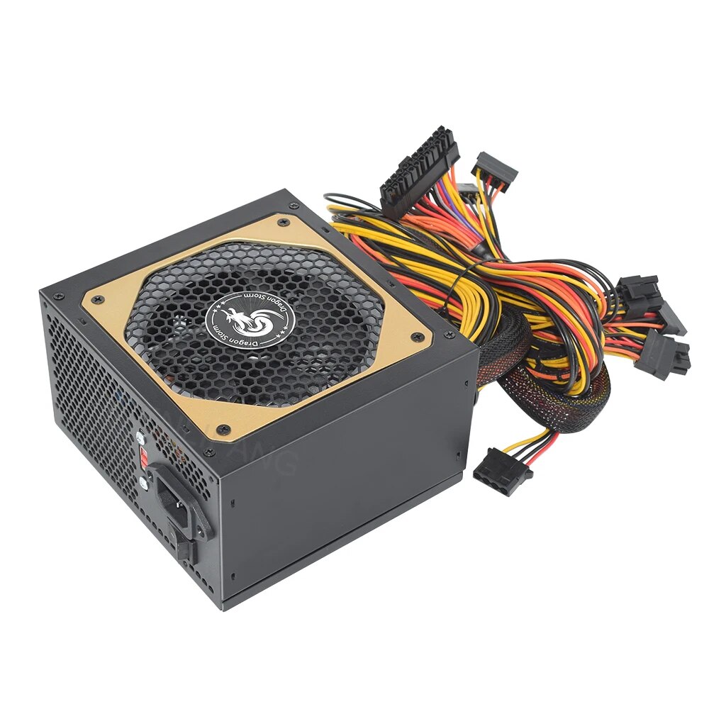 ATX 400W 600W 110-230V RGB 12V - đánh giá và giá Power Supply 650W