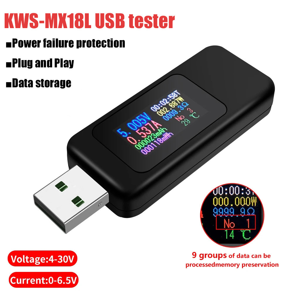 10 in 1 USB Tester DC Digital  - đánh giá và giá Power Supply Tester